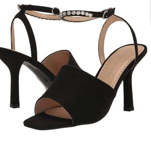 Adrienne Vittadini *Ginnie* Jeweled Heeled Sandals.  New with Box.